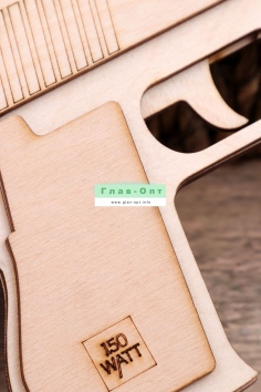 Пистолет резинко-стрел жженый №ФС-14 - 2