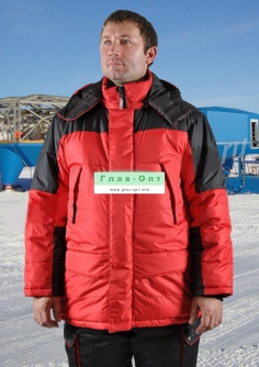 Куртка рабочая зимняя мужская "Союз" (красная) №УФР-Р-450