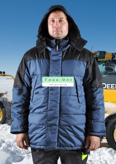 Куртка рабочая зимняя мужская "Союз" (синяя) №УФР-Р-46