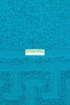 Полотенце гладкокрашеное (50х90, 380 гр., сине-зеленый) №БРТ-ВТ50-90Г-504