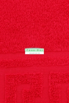 Полотенце гладкокрашеное (30х50, 380 гр., красный) №БРТ-ВТ30-50Г-109