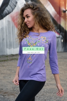 Кофта Латте - сиреневый