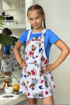 Сарафан детский - собаки №Н-5061