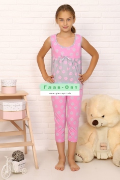 Пижама детская - розовый №Н-2393
