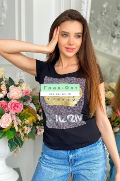 Футболка - черный №Н-8042