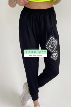 Брюки - черный №Н-8073