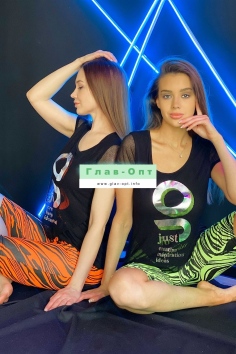 Футболка - черный+оранжевый №Н-8077