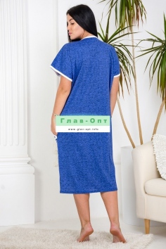 Халат - синий №Н-2840