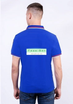 Рубашка-поло "МЧС" (василёк, трикотажное полотно) №УФР-Р-256