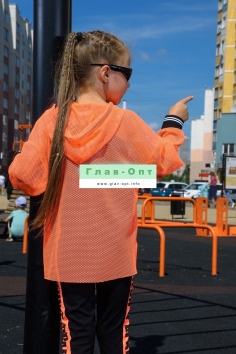 Толстовка детская - оранжевый №Н-8136