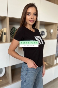 Футболка - оливковый №Н-8185 Футболка - оливковый №Н-8185