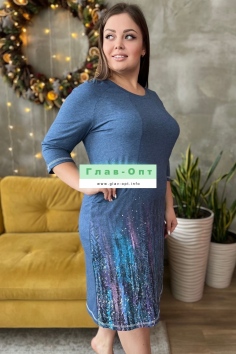 Туника - индиго №Н-8196