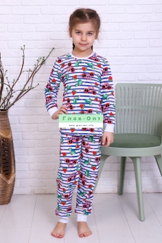 Пижама детская с брюками на манжетах (ассорти) №И-ПЖ6-1
