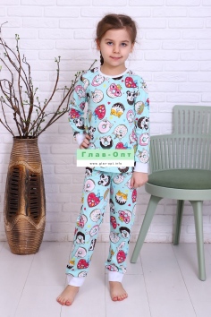 Пижама детская с брюками на манжетах (ассорти) №И-ПЖ6-1