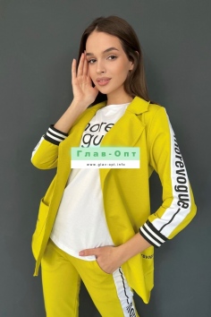 Жакет - желто-горчичный №Н-8186