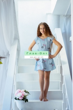 Платье детское - голубой №Н-5117