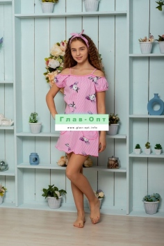 Платье детское - розовый №Н-5116