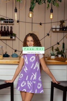 Платье детское - лавандовый №Н-8233