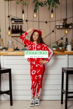 Толстовка детская - красный №Н-8230