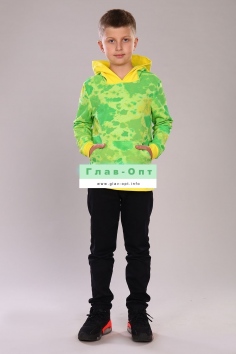 Толстовка - зеленый №Н-11686