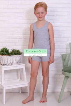 Комплект белья детский - серый меланж №Н-31022