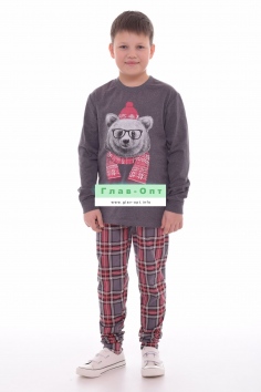 Костюм подростковый (антрацит-меланж 2) №НК-11-08Г (23/224)