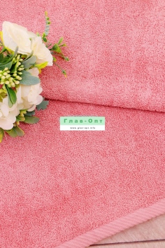 Полотенце махровое "Буржуа Нуво" (розовый) №ПВСЛ-ПЛ-0034 (4П/202)