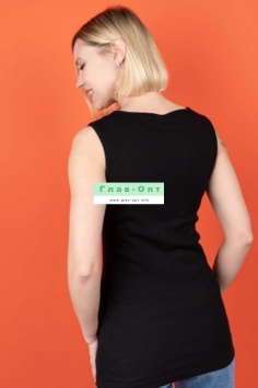 Майка женская (черный) №КВ-240ХГ1624 (4П/114)