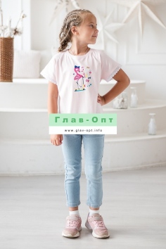Футболка "Элис 2" (розовый) №А-06486 24/424