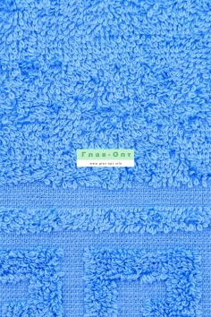 Полотенце гладкокрашеное (50х90, 380 гр., голубой) №БРТ-ВТ50-90Г-012 (1П/302)