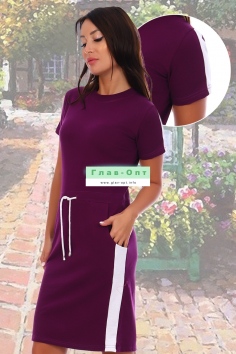 Платье (фиолетовый) №НТ-П-6703-1 4П/105