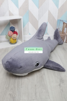 Подушка игрушка "Пушистик Акула серая" №МН-ВЕЛС000005 (21/104)