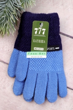 Перчатки детские "Катюша" (начёс, М) №RP2313 (18м/206)