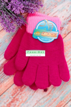 Перчатки детские Qingpeng (начёс) №П207М (18м/210)