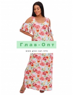 Платье женское "Ялта" (гранат) №ЛТ-1170-1 (4П/106)