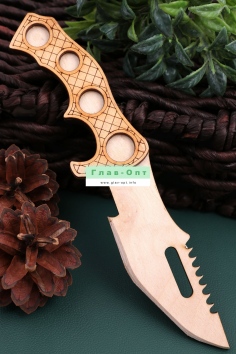 Нож деревянный "Охотничий" №ФС-НЖ-05